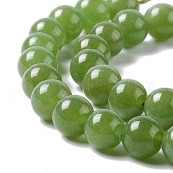 Natürliche weiße Jade perlen Stränge&nbsp;G-I334-06B