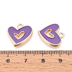 Pendentifs d'émail en alliage&nbsp;PALLOY-T092-27G-06
