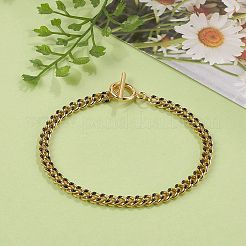 Bracciali a catena cordolo in ottone&nbsp;BJEW-JB05507-03