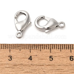 Crémaillère en laiton placage fermoirs pince de homard&nbsp;KK-F090-27P-03
