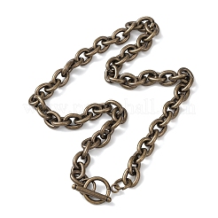 9 mm dicke Kabelkette aus Edelstahl 304 für Damen&nbsp;NJEW-G194-03AB