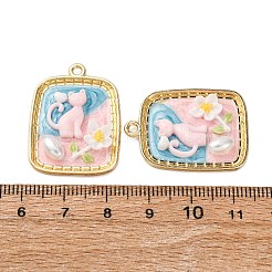 Emaille Anhänger Legierung&nbsp;ENAM-B028-16KCG