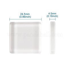 Cabochons di vetro&nbsp;X-GGLA-TAC0001-01D