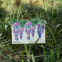 Individuelle Klarsichtstempel aus PVC-Kunststoff mit Sommermotiv&nbsp;DIY-WH0631-0242