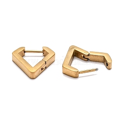 Orecchini a cerchio huggie in acciaio inossidabile 304&nbsp;STAS-H156-17B-G