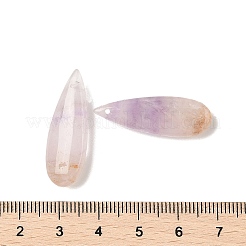 Pendentifs en agate dentelle améthyste naturelle&nbsp;X-G-A244-01