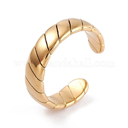 304 Edelstahl-Manschettenringe, offener Ring, golden, 5 mm, Innendurchmesser: 17 mm