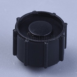 プラスチックストッパー  工業用シリンジバレルチップキャップの分配  ブラック  12.5x10mm