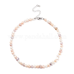 Collana di perle naturali da donna, colorato, 14.96 pollice (38 cm)
