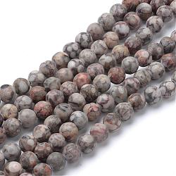 Натуральный камень майфанит / майфан, круглые, 10~10.5 мм, отверстие : 1.2 мм, около 37~40 шт / нитка, 14.9~15.1 дюйм (38~38.5 см)