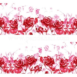 Wasserzeichen-Slider-Gel-Nagelkunst, Blumen-Sternenhimmel-Muster Full-Cover Wraps Nagelsticker, für frau mädchen diy nail art design, Farbig, 6x5 cm