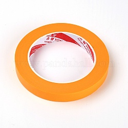 Cinta adhesiva decorativa washi, naranja, 15mm, 54.68 yarda (50 m) / rollo