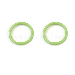 Eisen offenen Ringe springen, Rasen grün, 18 Gauge, 10x1 mm, Innendurchmesser: 8 mm