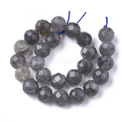 Natur Labradorit Perlen Stränge&nbsp;G-S345-8mm-005-1