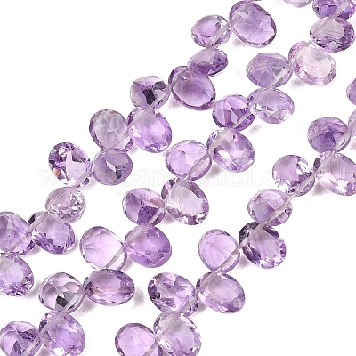 Natürlichen Amethyst Perlen Stränge&nbsp;G-Z152-A01-01-1