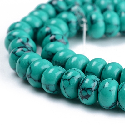 Chapelets de perles en turquoise synthétique&nbsp;G-E266-09C-01-1