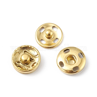 Bouton Pression Bijou / Snap Button - Métal Argenté - Neuf Sans Emballage - Idéal Création