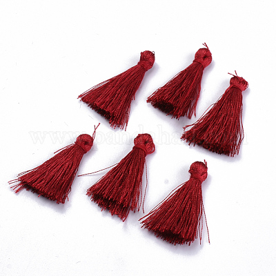 Décorations de pendentif pompon en polyester&nbsp;FIND-S260-D23-1
