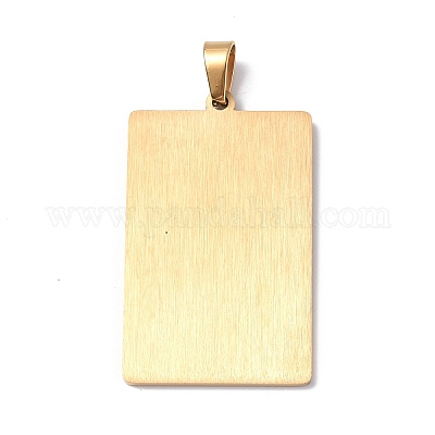 Pendentif en acier inoxydable 201&nbsp;STAS-B033-01G-05-1