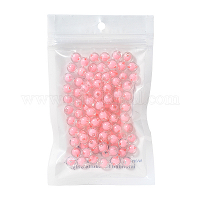 Perles en acrylique transparente&nbsp;TACR-YW0001-03F-1