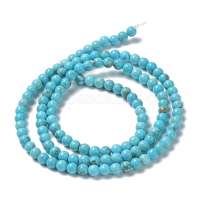 Chapelets de perles en howlite naturelle&nbsp;G-E604-B04-B-1