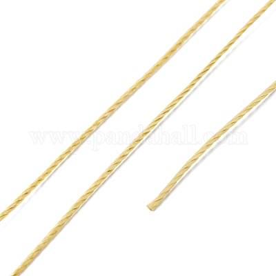 Runde gewachste Polyesterfadenschnur&nbsp;YC-D004-02C-018-1