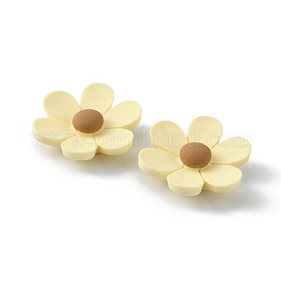 Undurchsichtigen Cabochons&nbsp;RESI-WH0026-75C-05-1