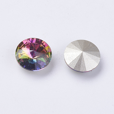 Verre k9 pointu en strass&nbsp;RGLA-E012-10mm-001VM-1