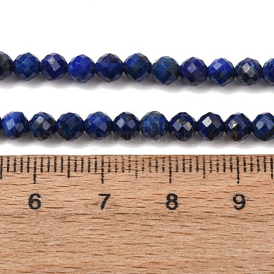 Natürlicher Lapislazuli Perlenstränge&nbsp;G-F596-15-4mm-1