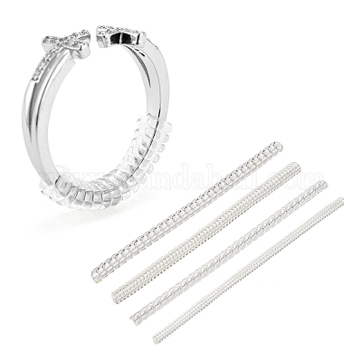 12 Ajusteurs De Taille De Bague En TPU Transparent - Pour Bagues Lâches, Largeur 1 à 10 Mm - Invisible Et Confortable