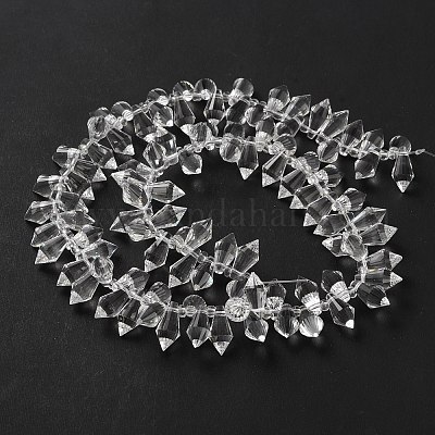 Transparente Glasperlen Stränge&nbsp;GLAA-WH0039-48C-1