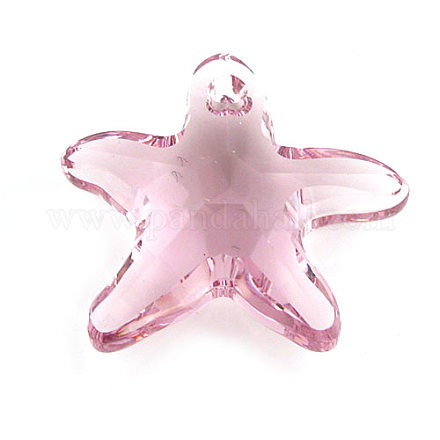 Austrian Crystal Faceted Starfish Pendants for DIY Handmade Jewelry Earrings Findings Design X-6721-16MM-212-1