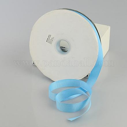 1 Zoll (25 mm) breite hellhimmelblaue Ripsbänder X-SRIB-D004-25mm-311-1