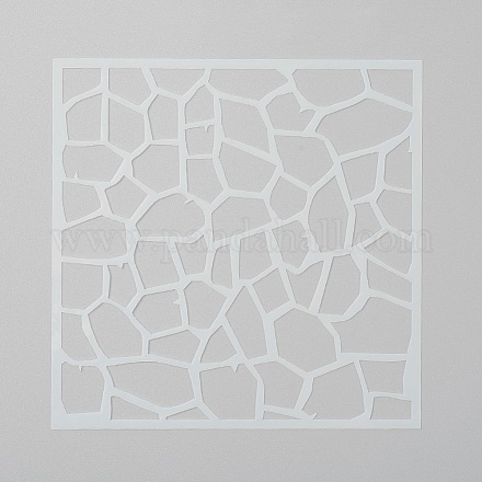 Stencil per pittura riutilizzabili in plastica geometrica DIY-E021-02H-1