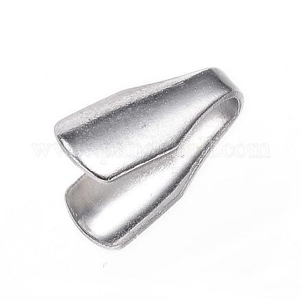 304 Stainless Steel Folding Crimp Cord Ends STAS-D156-D05-1