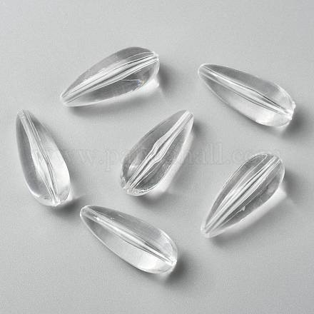 Abalorios de acrílico transparentes X-PL6315Y-1