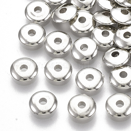 Plating ABS Plastic Spacer Beads KY-T019-31C-1