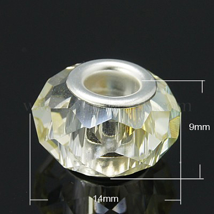 Glass European Beads GPDL-H005-4-1