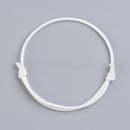 Création de bracelets en corde de polyester ciré coréen AJEW-JB00011-03-1