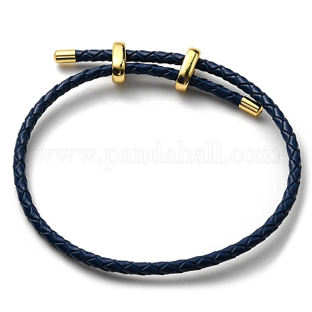 Bracelets en cuir tressé BJEW-G675-06G-17-1