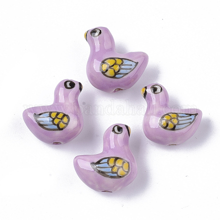 Handmade Porcelain Beads X-PORC-N004-62A-1