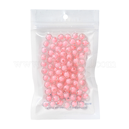 Perles en acrylique transparente&nbsp;TACR-YW0001-03F-1