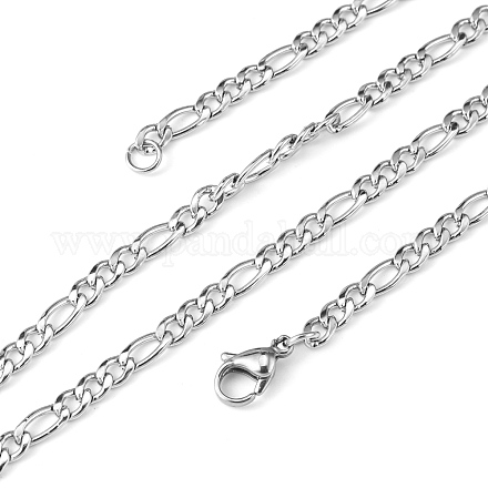 Фигаро цепи ожерелье для мужчин X-NJEW-F027-03-1mm-1