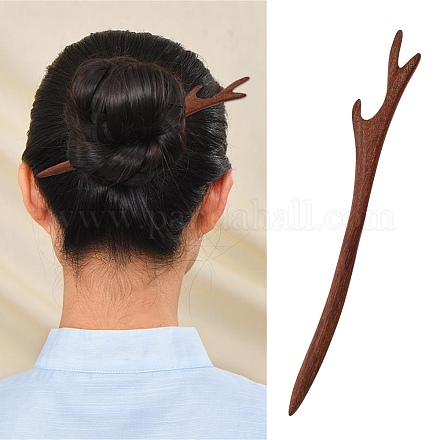 Bastoncini per capelli in legno swartizia spp OHAR-Q276-21-1