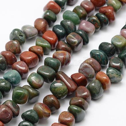 Natural Indian Agate Beads Strands G-F521-21-1