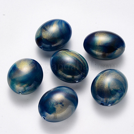 Perlas de acrílico de piedras preciosas de imitación OACR-R075-08A-1