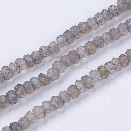 Chapelets de perles en labradorite naturelle  G-I198A-1