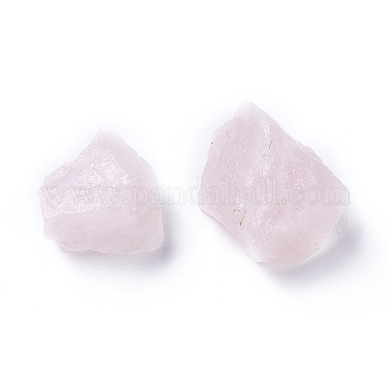 Perle di quarzo rosa naturale grezzo grezzo G-WH0003-05-1