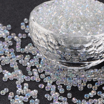 (service de remballage disponible) perles de rocaille rondes en verre SEED-C016-3mm-161-1