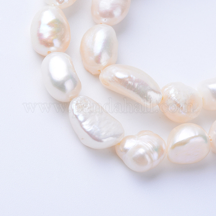 Wholesale Natural Cultured Freshwater Pearl Beads Strands - Pandahall.com